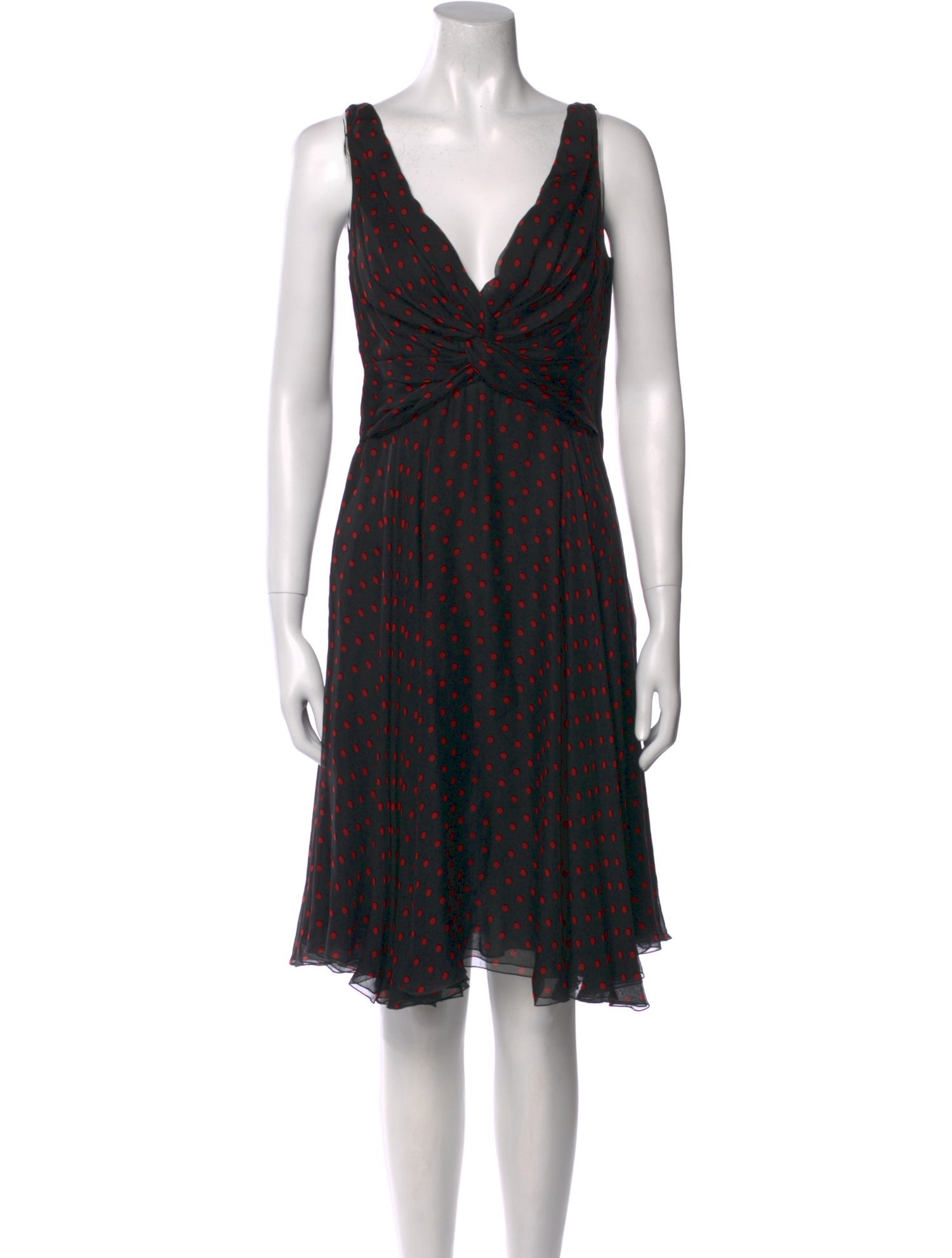 Valentino Silk Knee-Length Dress