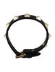 Valentino Leather Rockstud Wrap Bracelet