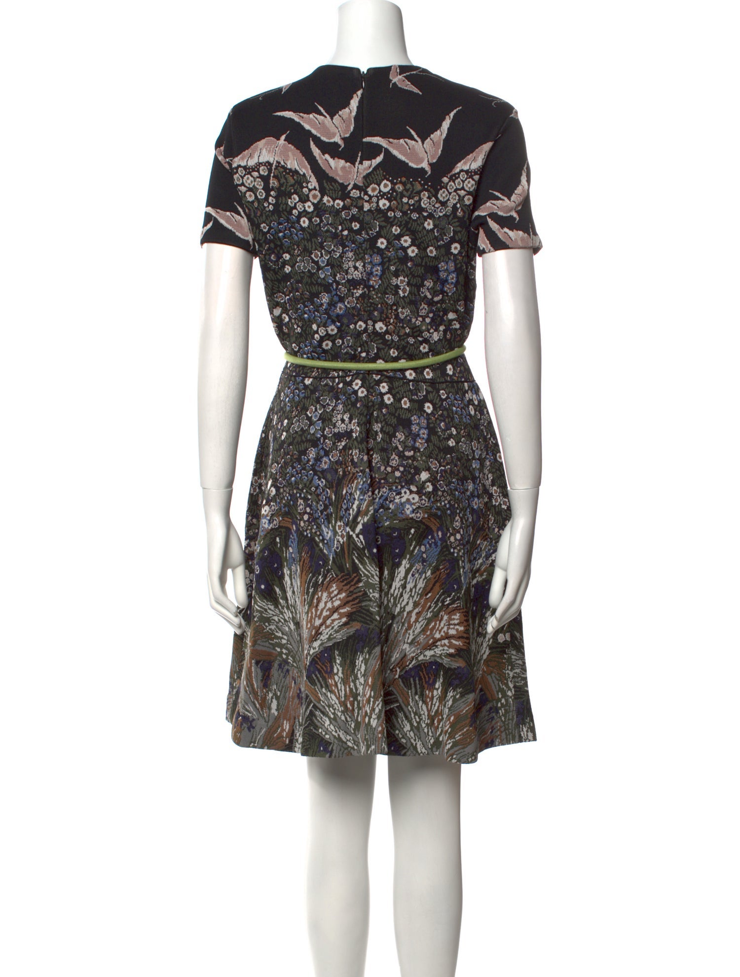 Valentino Printed Knee-Length Dress