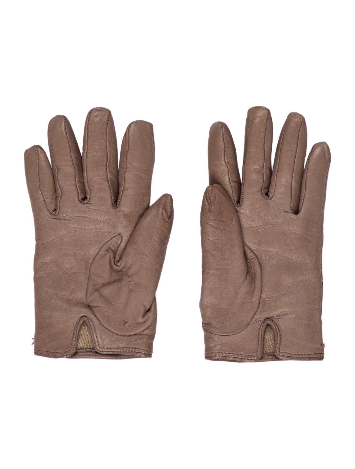 Valentino Bow Leather Gloves