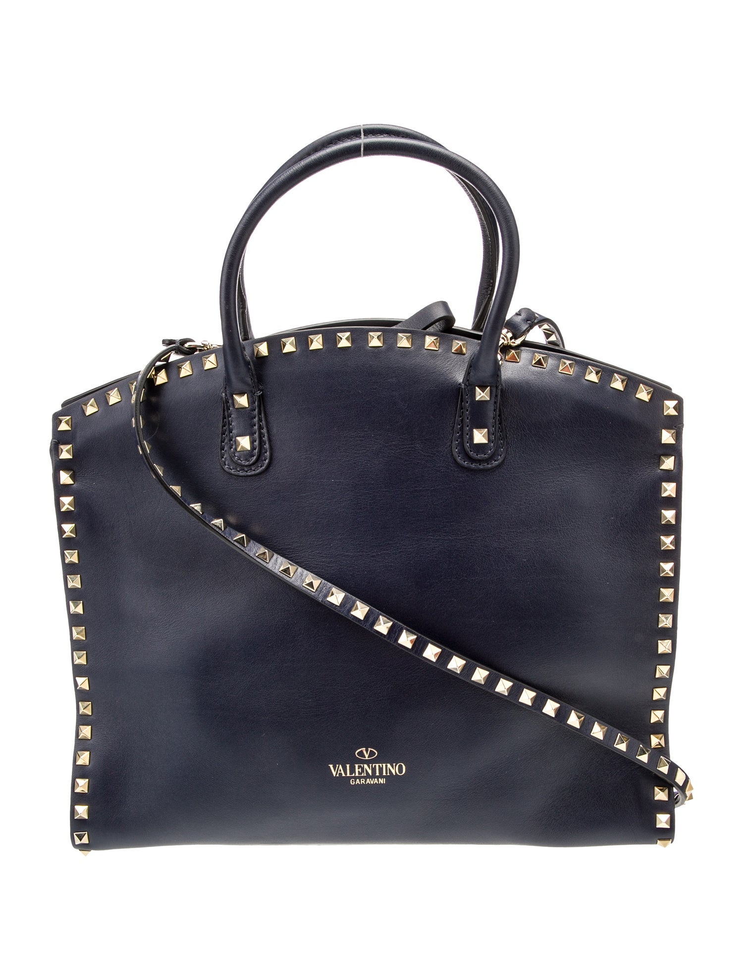 Valentino Rockstud Top Handle Bag