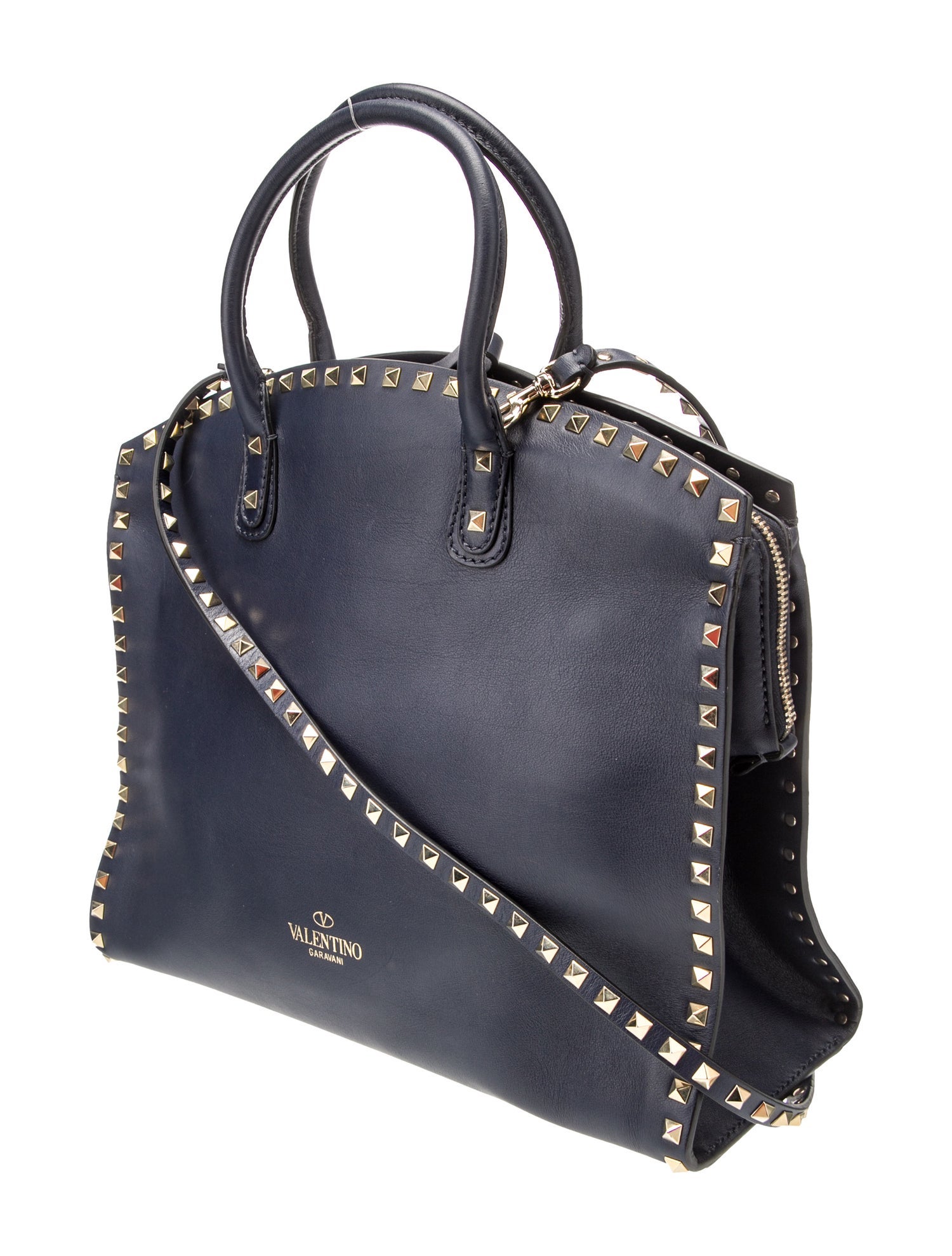 Valentino Rockstud Top Handle Bag