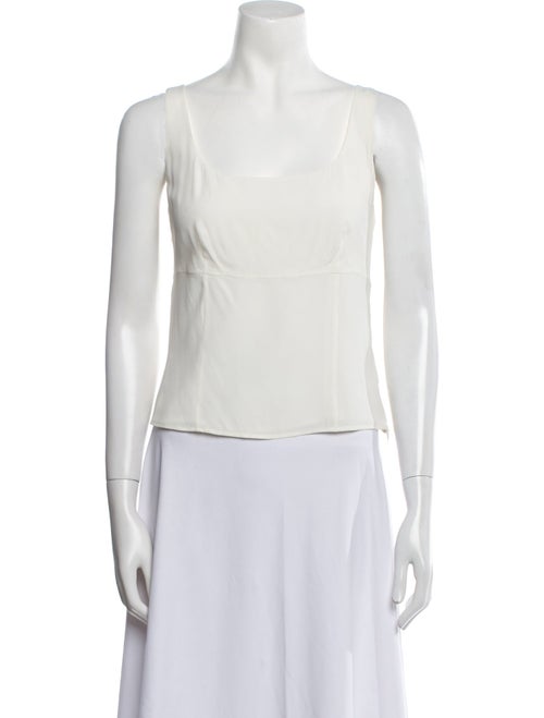 Valentino Square Neckline Sleeveless Top