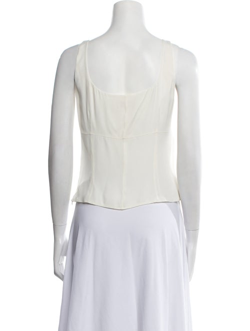Valentino Square Neckline Sleeveless Top