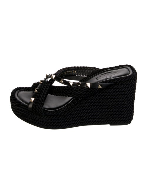 Valentino Rockstud Accents Studded Accents Espadrilles