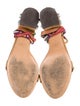 Valentino Rockstud Accents Suede Slingback Sandals