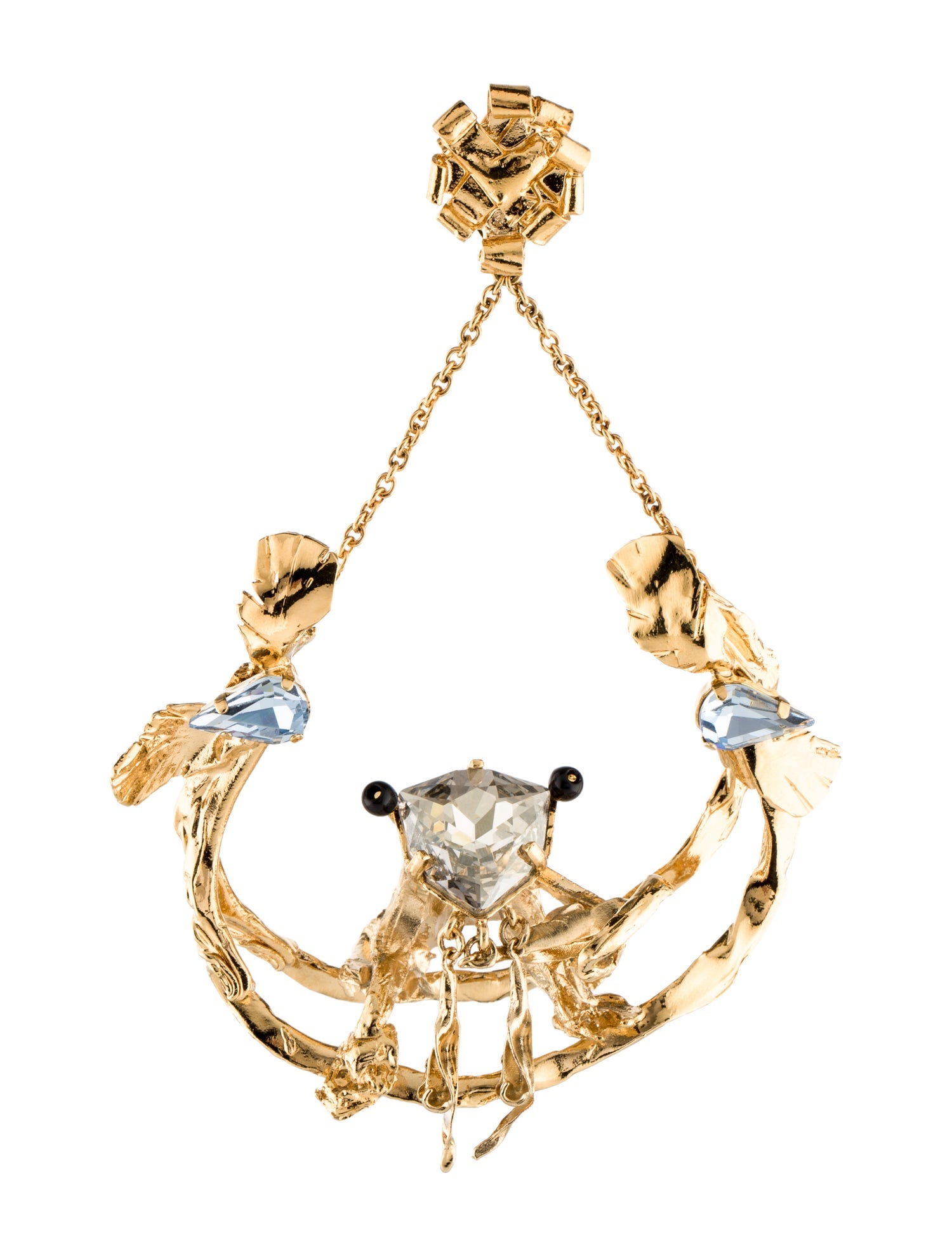 Valentino Estrop Drop Single Earring