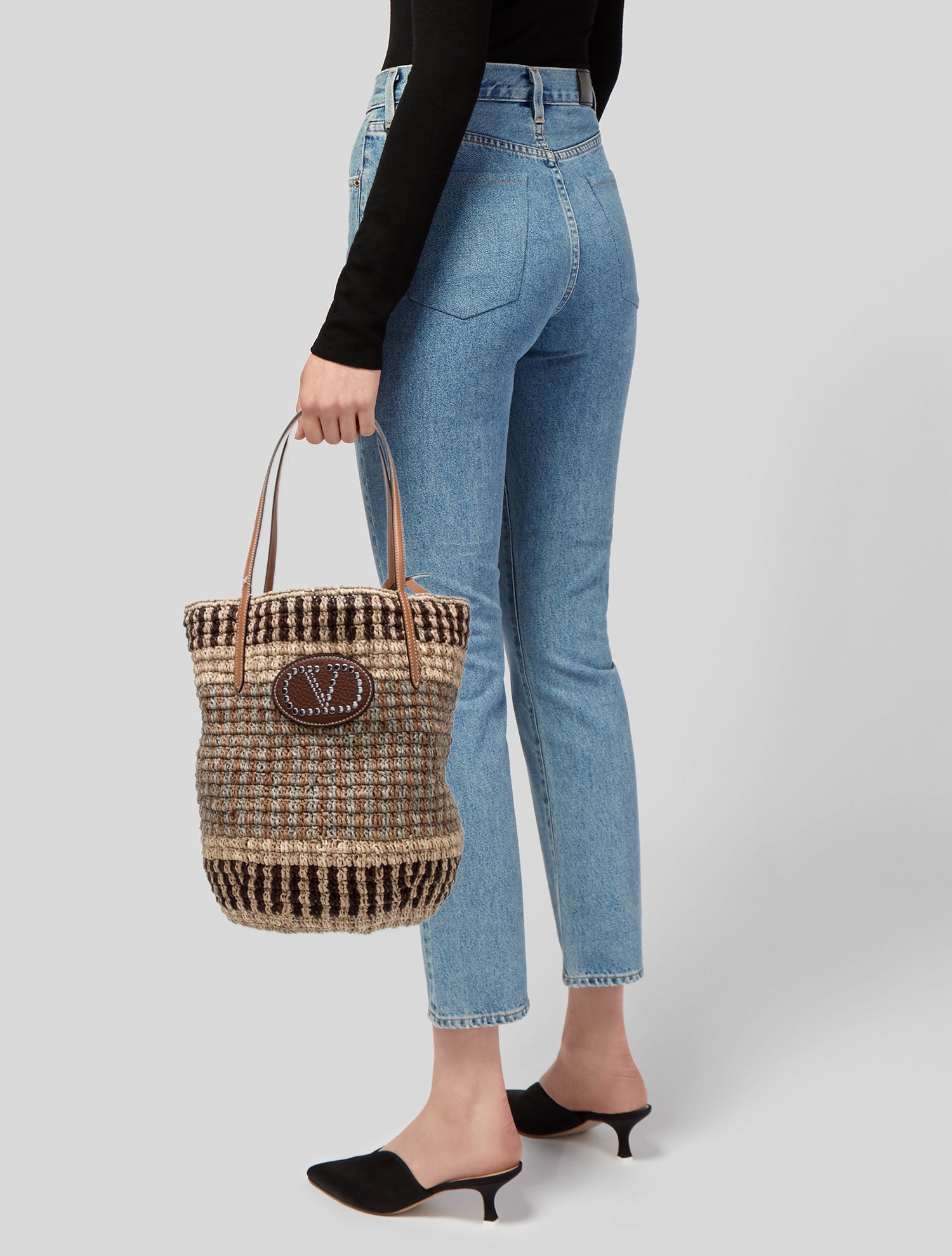 Valentino Vlogo Bucket Bag