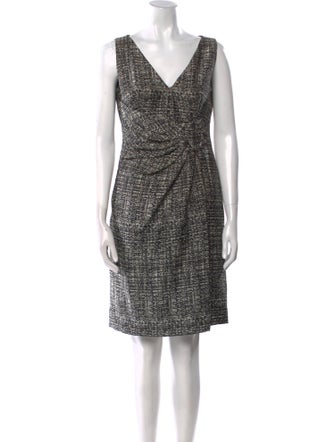 Valentino Printed Knee-Length Dress