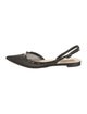 Valentino Rockstud Accents Mesh Slingback Flats