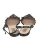 Valentino Rockstud Accents Mesh Slingback Flats