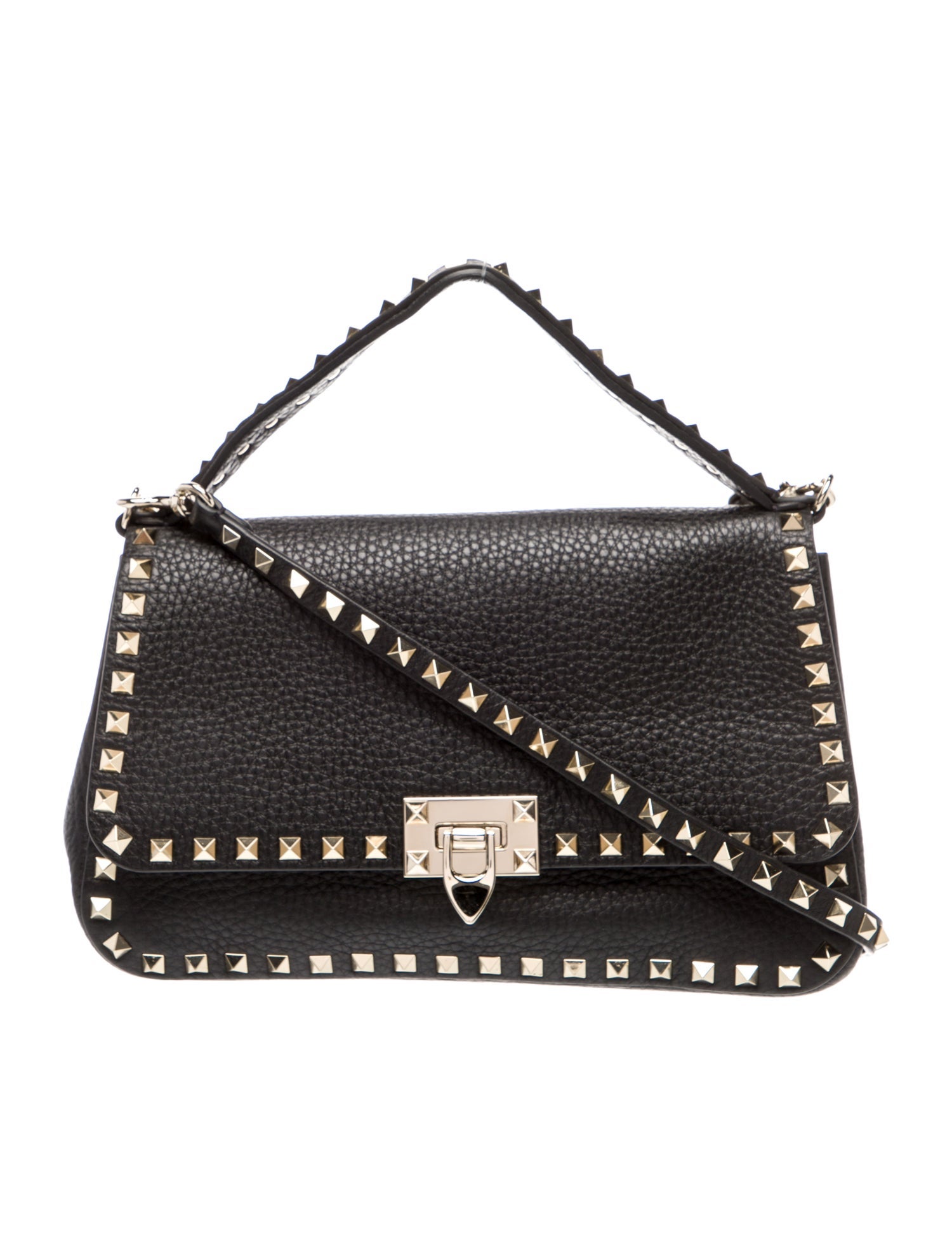 Valentino Rockstud Top Handle Bag