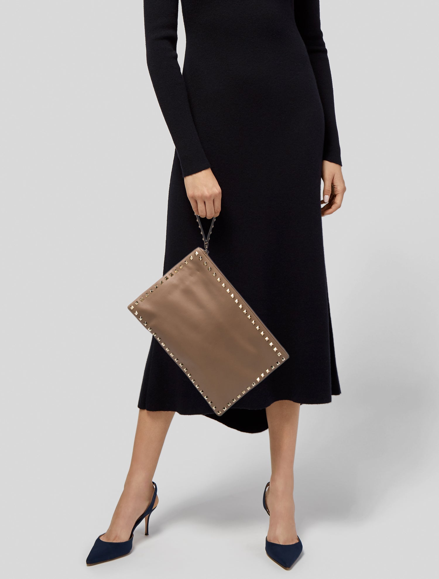 Valentino Rockstud Clutch
