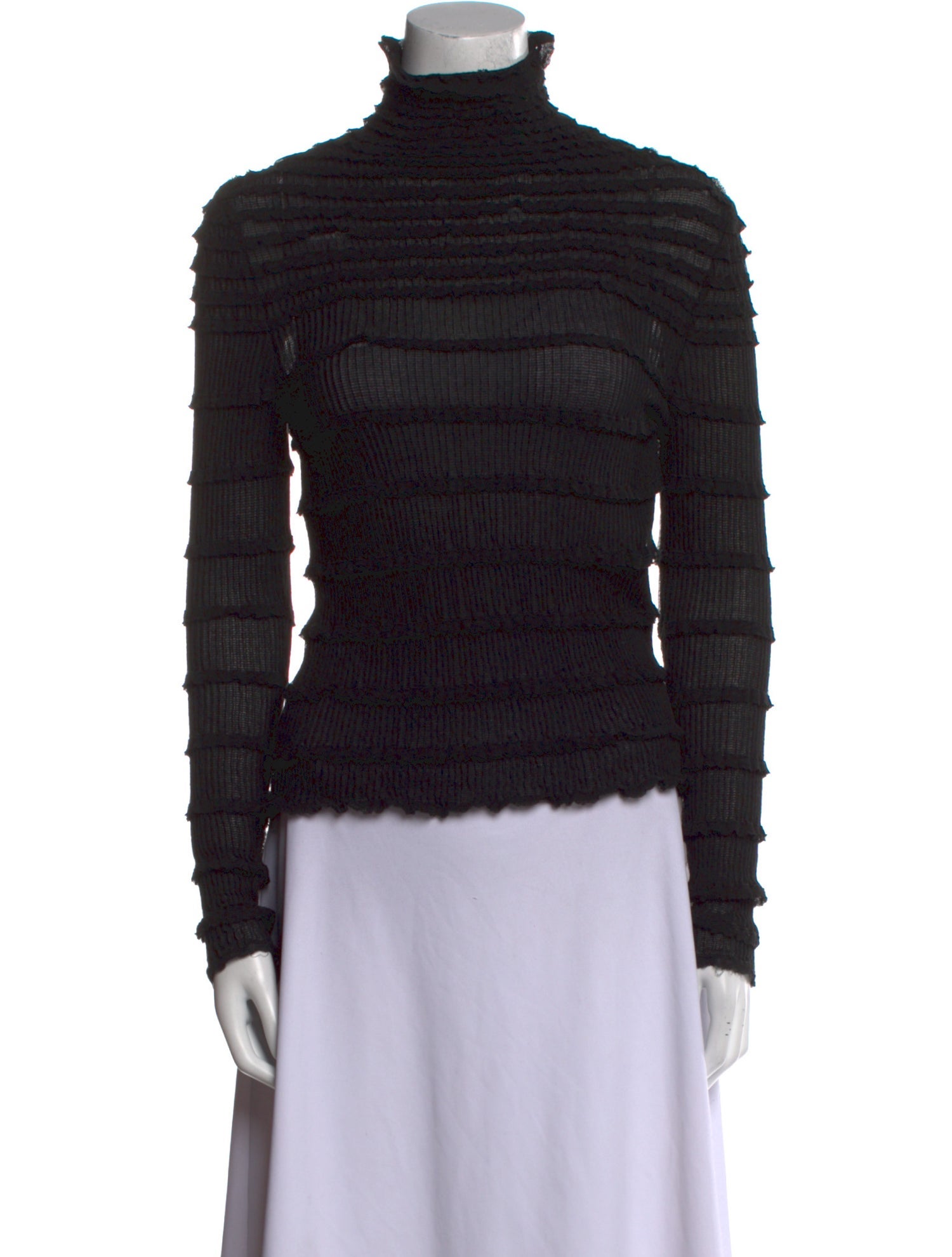 Valentino Turtleneck Long Sleeve Top