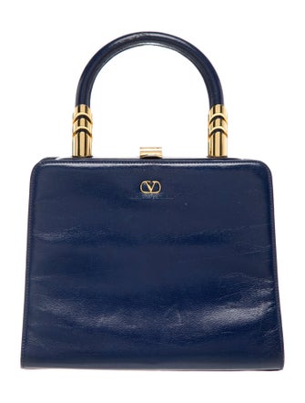 Valentino Leather Top Handle Bag