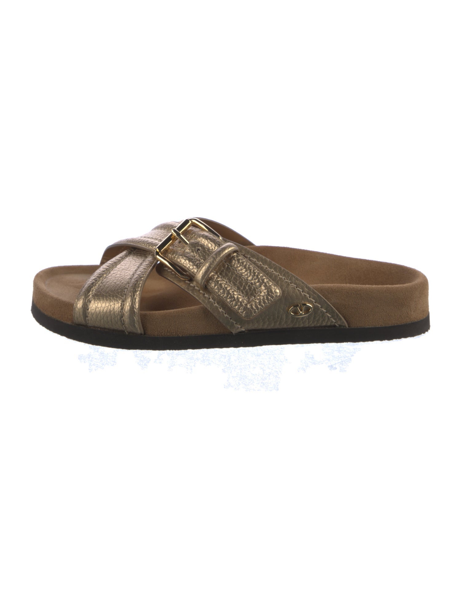 Valentino Leather Slides