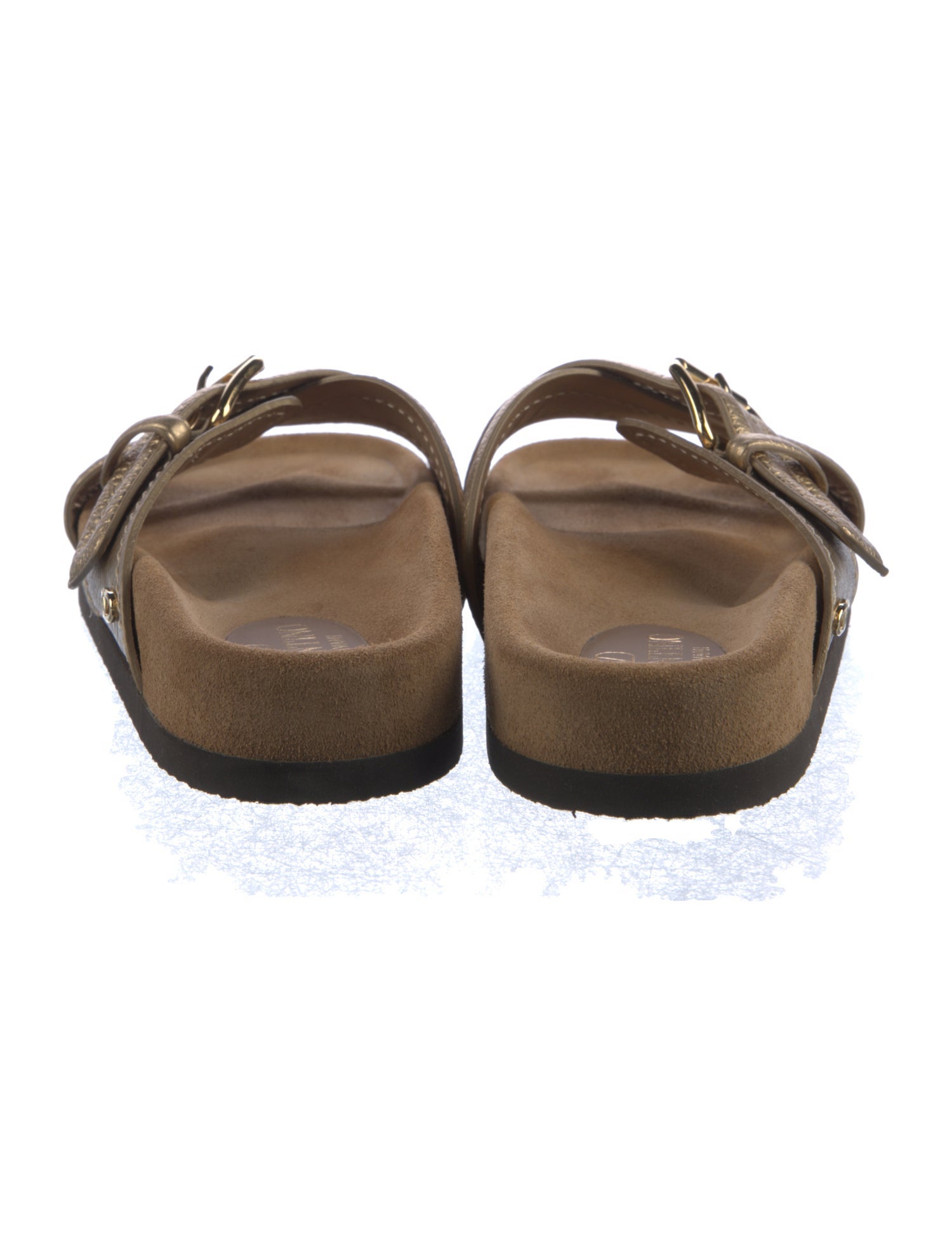 Valentino Leather Slides