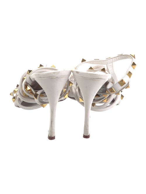 Valentino Rockstud Accents Leather Sandals