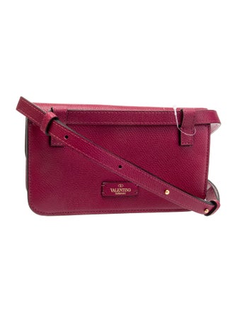 Valentino Leather Pink Pebbled Leather VSLING