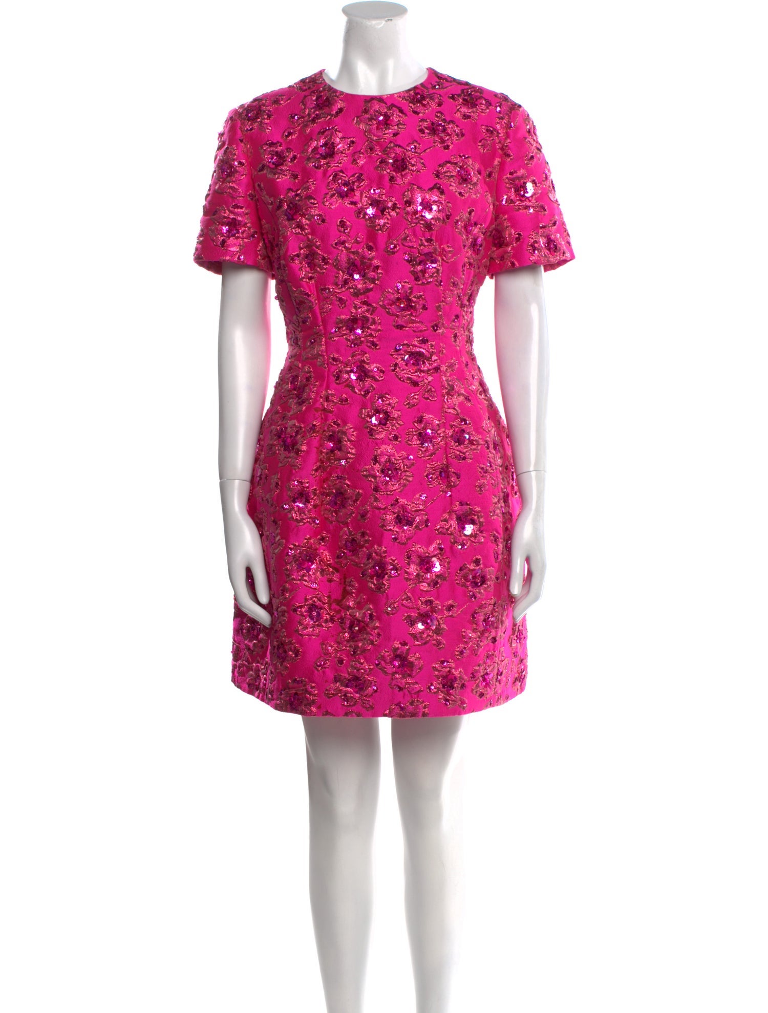 Valentino Floral Print Mini Dress