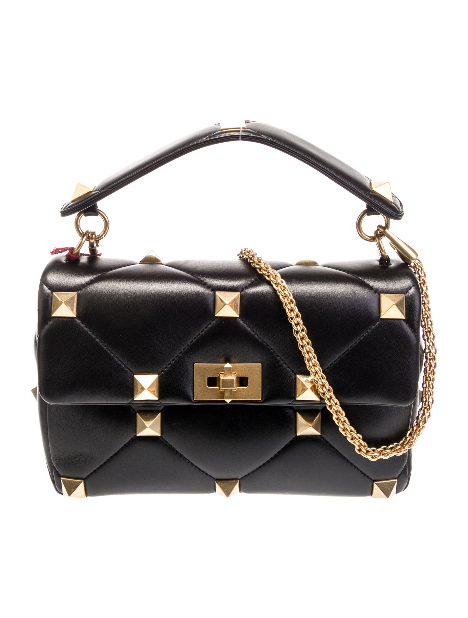 Valentino Rockstud Top Handle Bag