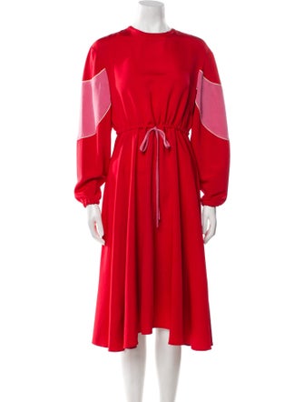 Valentino Silk Midi Length Dress