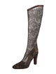 Valentino Lace Lace Pattern Boots