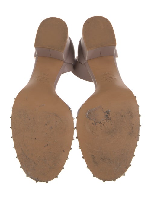 Valentino Rockstud Accents Leather Sandals