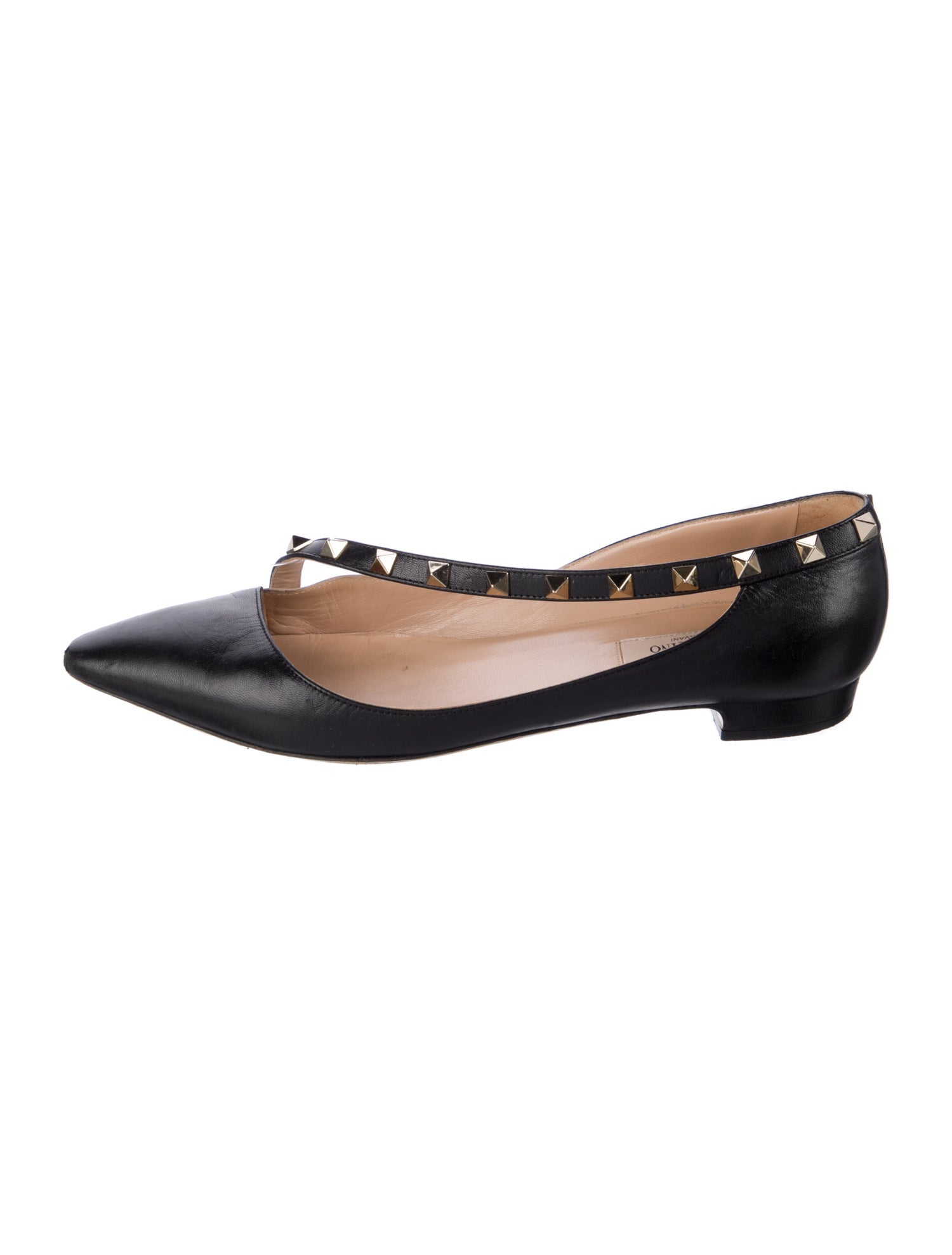 Valentino Leather Ballet Flats
