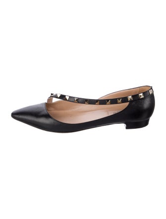Valentino Leather Ballet Flats