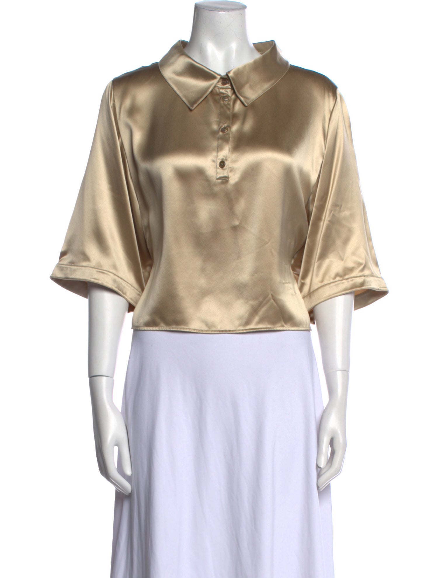 Valentino Vintage Silk Crop Top