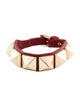 Valentino Leather Rockstud Wrap Bracelet