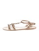 Valentino Rockstud Accents Rubber Gladiator Sandals