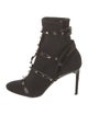 Valentino Rockstud Accents Studded Accents Sock Boots