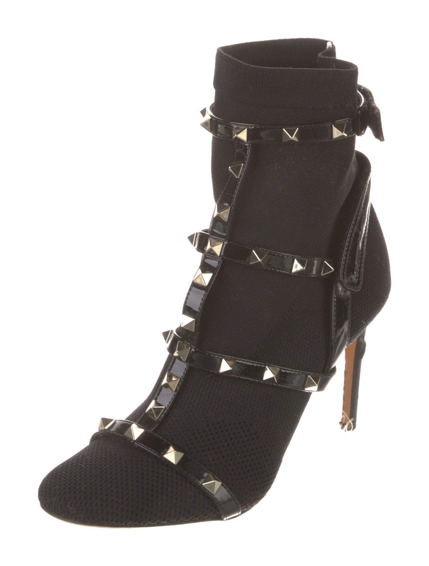Valentino Rockstud Accents Studded Accents Sock Boots