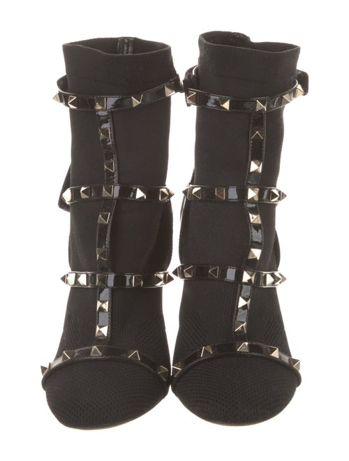 Valentino Rockstud Accents Studded Accents Sock Boots