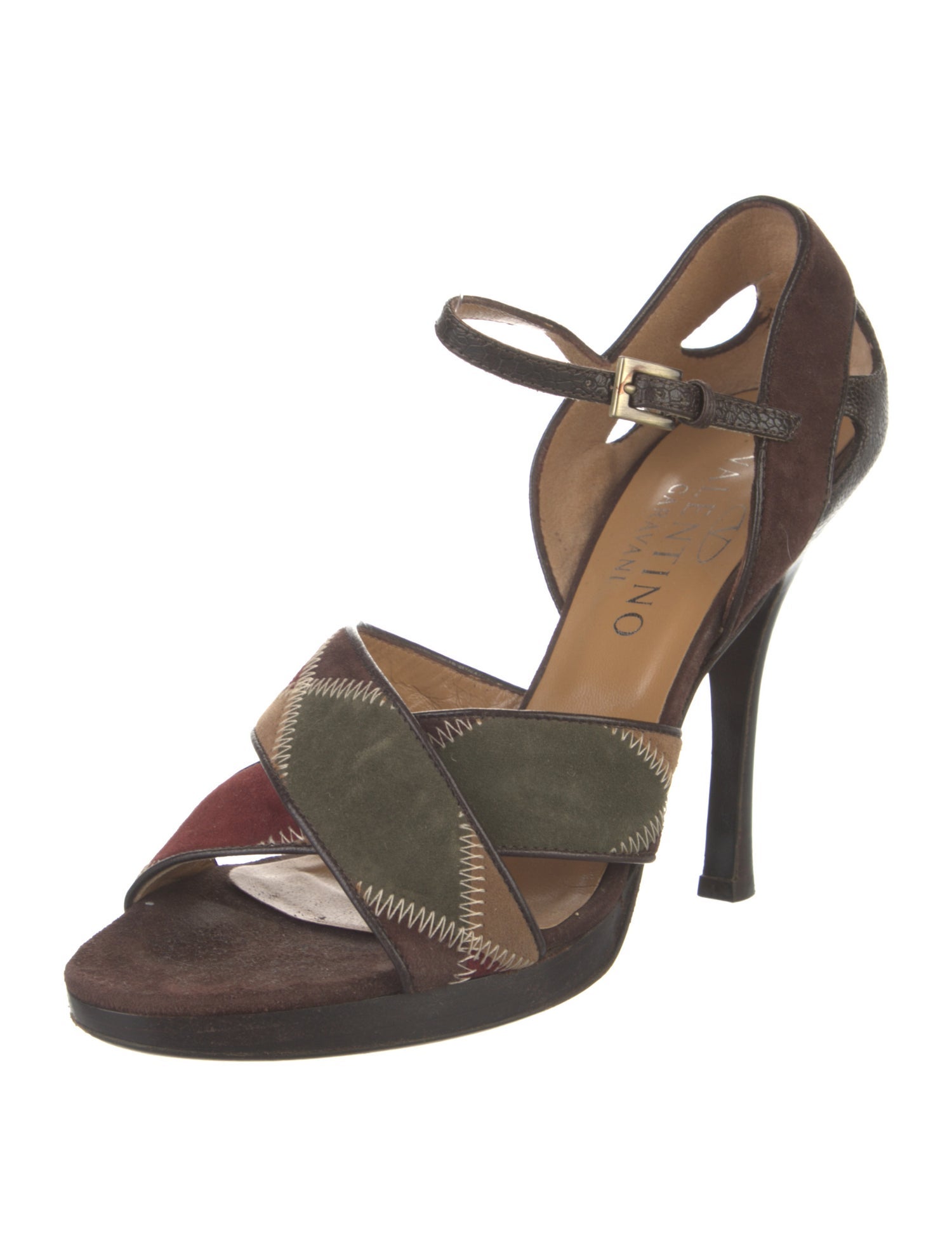 Valentino Rockstud Accents Leather D'Orsay Pumps