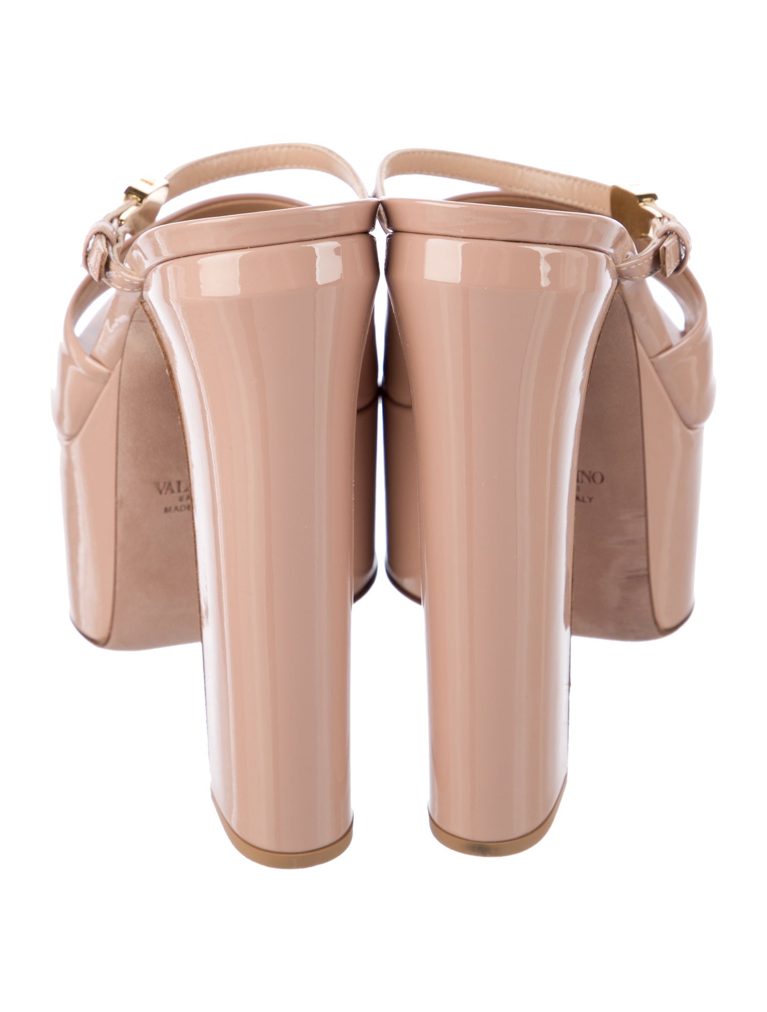 Valentino Patent Leather Slides