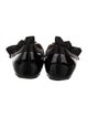 Valentino Patent Leather Bow Accents Flats