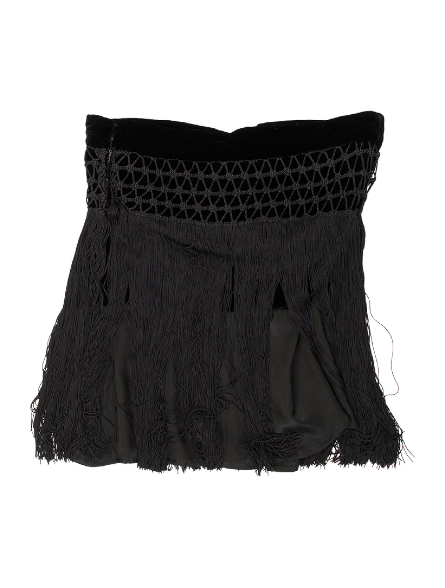 Valentino Vintage Strapless Crop Top