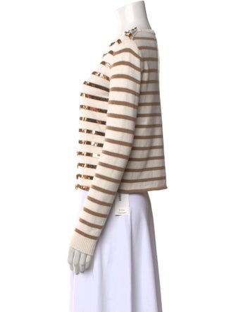 Valentino Cashmere Striped Sweater