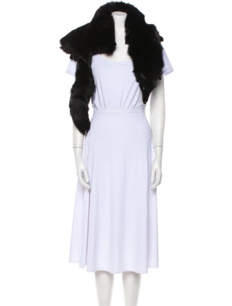 Valentino Night Fur Scarf