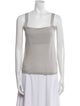 Valentino Cashmere Square Neckline Top