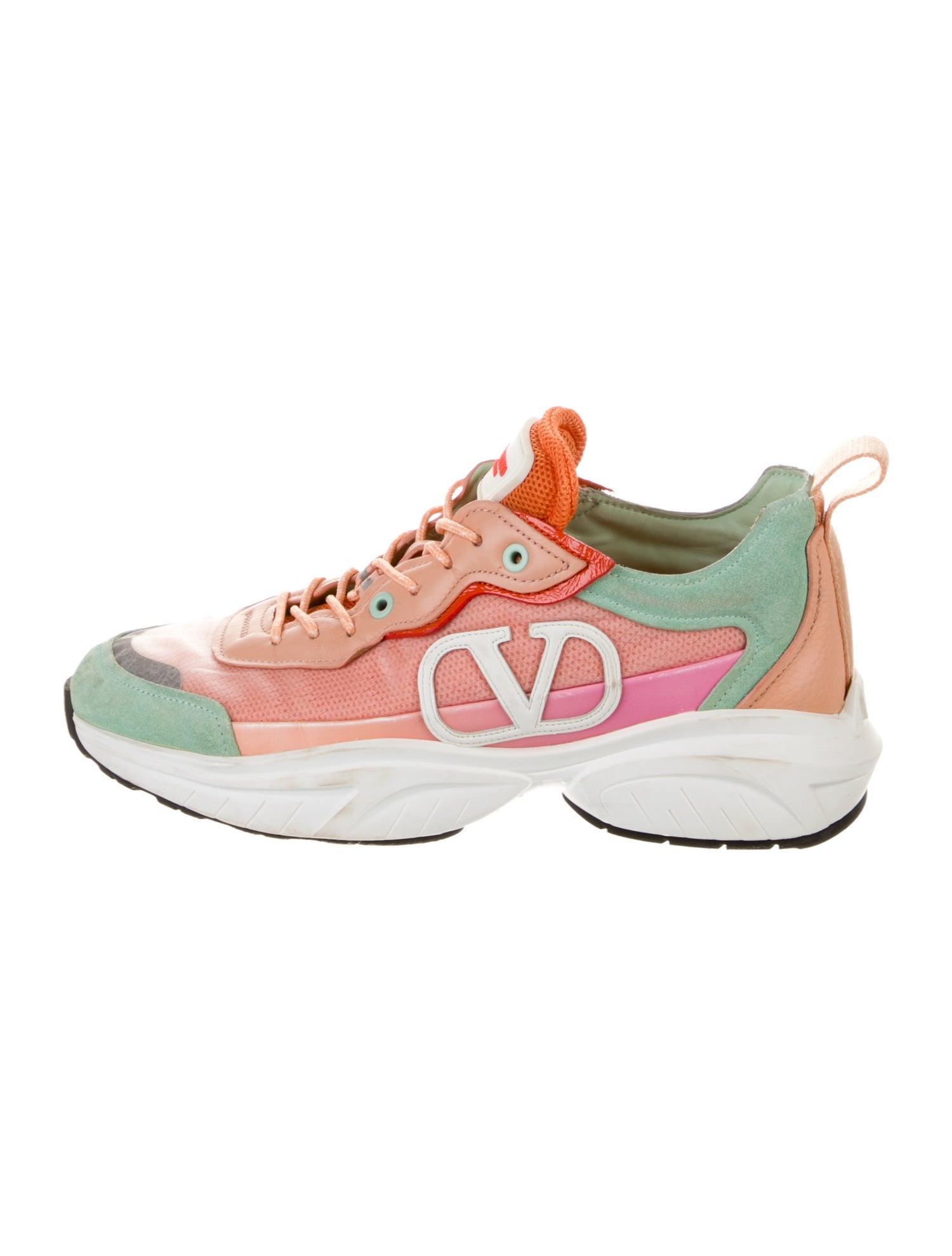 Valentino Mesh Printed Sneakers