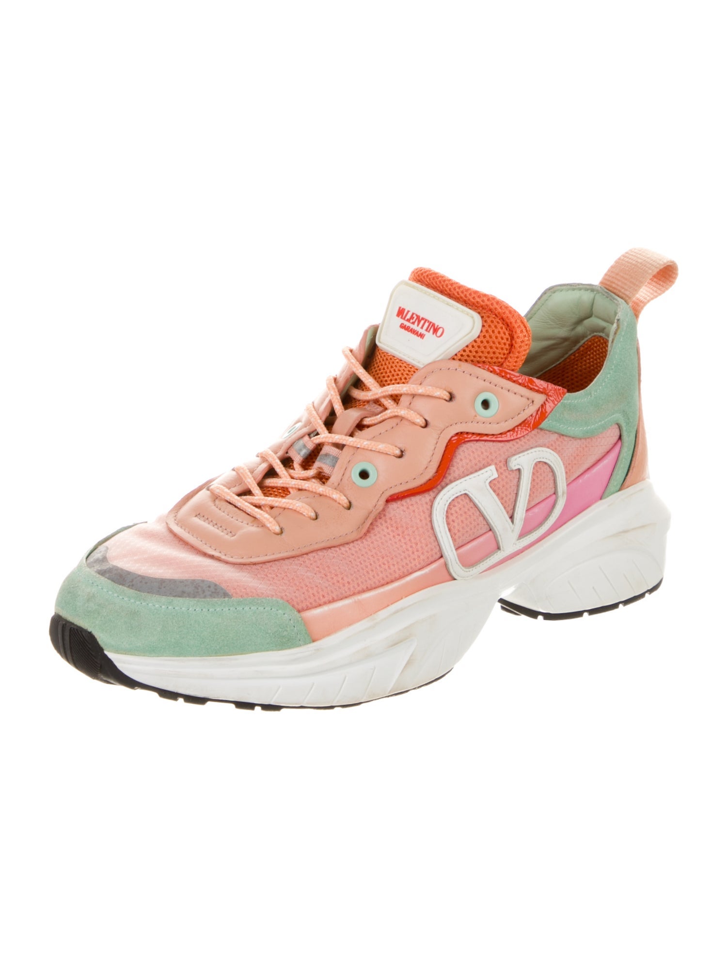 Valentino Mesh Printed Sneakers