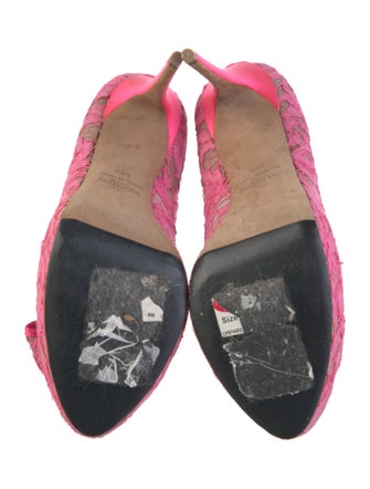 Valentino Lace Lace Pattern Pumps
