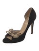 Valentino Satin Bow Accents Sandals