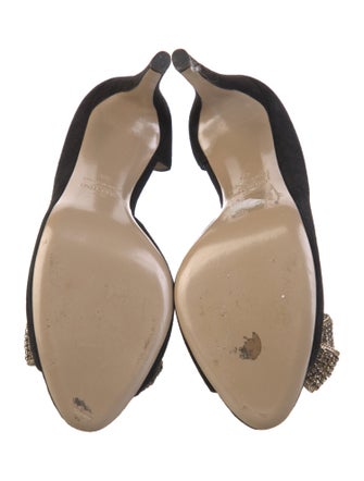 Valentino Satin Bow Accents Sandals