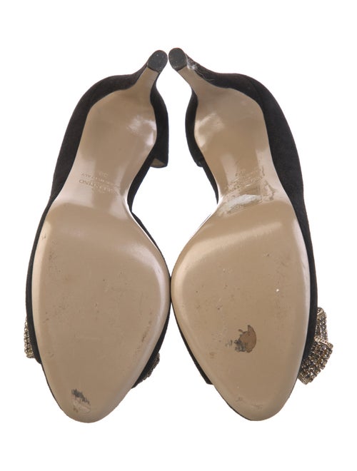 Valentino Satin Bow Accents Sandals