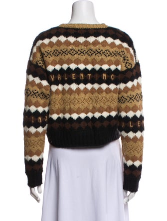 Valentino Wool Printed Sweater